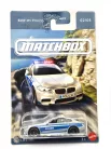BMW F10 M5 Poliție - 02/05 - card lung - Matchbox - 1:64