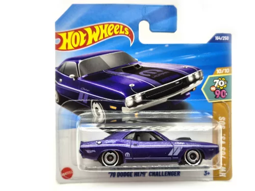 Hot Wheels '70 Dodge Hemi Challenger - HW '70s vs. '90s 10/10 - 164/250 - Hot Wheels - 1:64