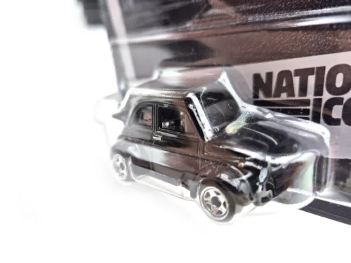 Hot Wheels '60s Fiat 500 D Modificat - Silver Series 3/5 - card lung - Hot Wheels - 1:64