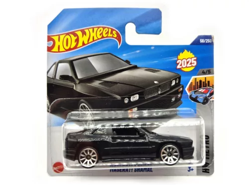 Hot Wheels Maserati Shamal - HW Metro 4/5 - 58/250 - negru - Hot Wheels - 1:64