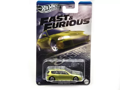 Hot Wheels Honda Civic EG - Silver Series 1/5 - Fast and Furious - card lung - Hot Wheels - 1:64