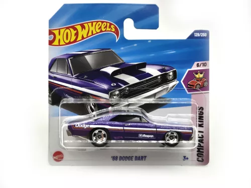 Hot Wheels '68 Dodge Dart - Compact Kings 6/10 - 129/250 - Hot Wheels - 1:64