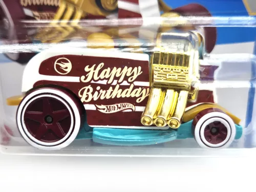Hot Wheels Birthday Burner - HW Celebration Racers 5/10 - 143/250 - TH - Vânătoare de Comori - Hot Wheels - 1:64