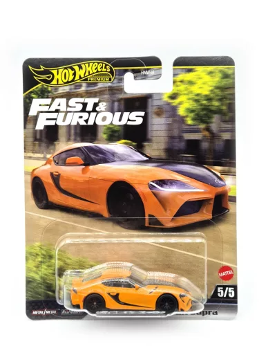 Hot Wheels Fast and Furious - Furios și iute 5/5 - 2021 Toyota GR Supra - Hot Wheels - 1:64