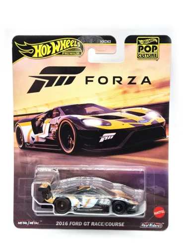 Hot Wheels Premium - Pop Culture - Forza - 2016 Ford GT Race/Course - Hot Wheels - 1:64