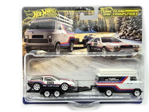 Hot Wheels Team Transport - DMC DeLorean - HW Rally Hauler - Hot Wheels - 1:64
