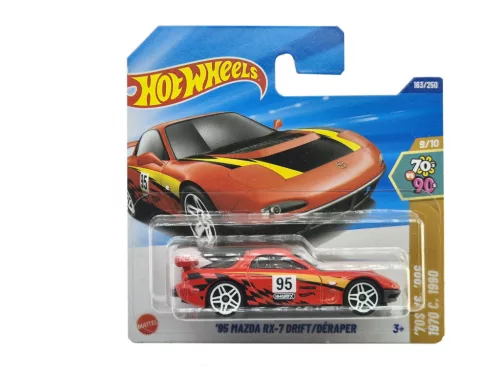 Mazda RX-7 Drift/Déraper '95 - '70 vs. '90 9/10 - 163/250 - Hot Wheels - 1:64