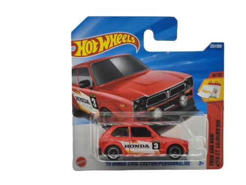 73 Honda Civic Custom - Then and now 9/10 - 231/250 - Hot Wheels - 1:64