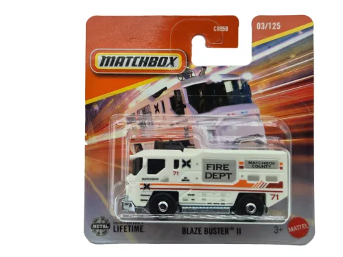 Autocamion de pompieri Blaze Buster II - 03/125 - blister - Matchbox - 1:64
