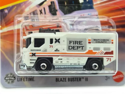 Autocamion de pompieri Blaze Buster II - 03/125 - blister - Matchbox - 1:64