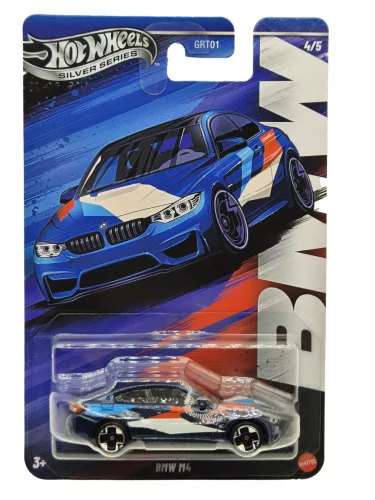 BMW M4 - 4/5 - card lung - Hot Wheels - 1:64