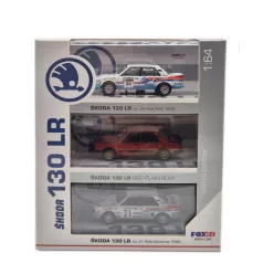 Set de 3 bucăți Skoda 130 LR - Fox18 - 1:64