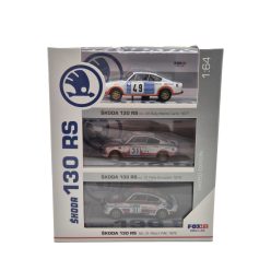 Škoda 130 LR – set 3 piese - Fox18 - mașinuțe 1:64