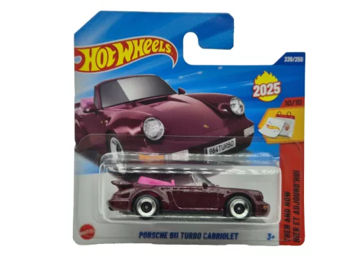 Hot Wheels Porsche 911 Turbo Cabriolet - Then and Now 10/10 - 239/250 - Hot Wheels - 1:64