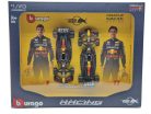 Red Bull RB20 F1 set (2024) - #1 Max Verstappen - #11 Sergio Perez - Bburago - 1:43