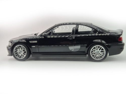 BMW E46 M3 CSL coupe (2003) - negru - Norev - 1:18
