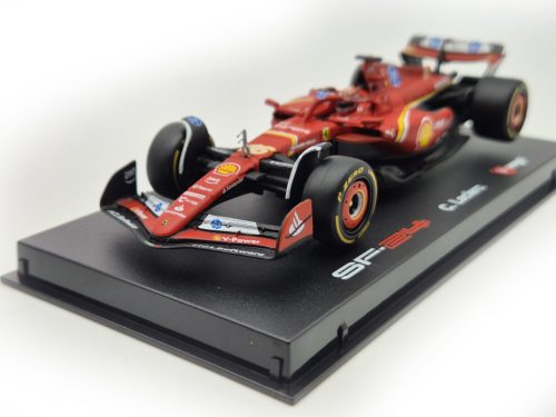 Ferrari SF-24 F1 #16 (2024) - Câștigător Monaco GP - Charles Leclerc - CU PILOT - Bburago - 1:43