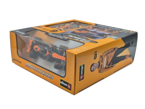 McLaren Pit Stop - dioramă box - MCL38 F1 #81 (2024) - Oscar Piastri - cu mecanici - Bburago - 1:43
