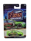 Hot Wheels 2008 Mitsubishi Lancer Evolution - Neon Speeders - Hot Wheels - 1:64