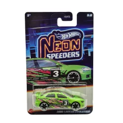   Hot Wheels 2008 Mitsubishi Lancer Evolution - Neon Speeders - Hot Wheels - 1:64