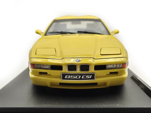BMW E31 850 CSi (1990) - galben - Solido - 1:18 mașinuță de colecție