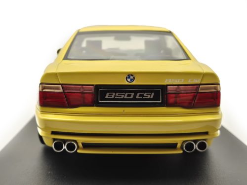 BMW E31 850 CSi (1990) - galben - Solido - 1:18 mașinuță de colecție