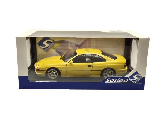 BMW E31 850 CSi (1990) - galben - Solido - 1:18 mașinuță de colecție