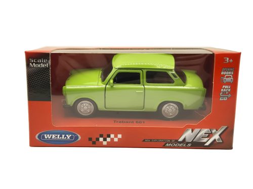 Trabant 601 - verde - Welly - 1:34 1/34 mașinuță de colecție