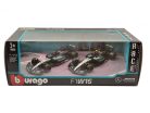 Mercedes W15 F1 set (2024) - #44 Lewis Hamilton - #63 George Russell - Bburago - 1:43 1/43 model auto