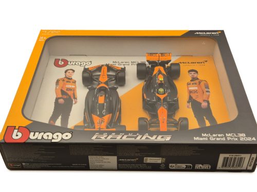 McLaren MCL38 F1 set (2024) - #4 Lando Norris - #81 Oscar Piastri - Bburago - 1:24