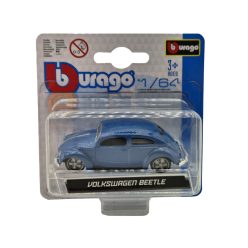 Volkswagen VW Beetle (1965) - albastru - Bburago - 1:64