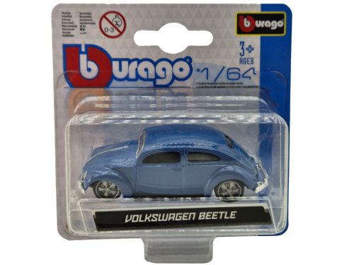Volkswagen VW Beetle (1965) - albastru - Bburago - 1:64