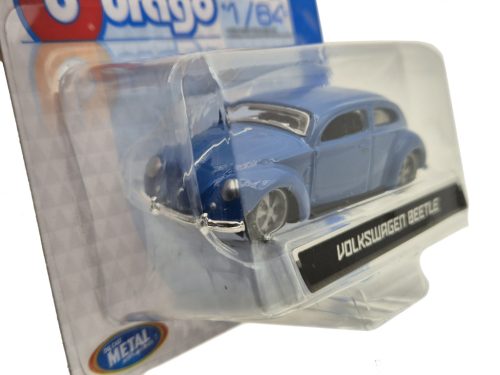 Volkswagen VW Beetle (1965) - albastru - Bburago - 1:64