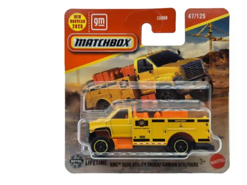GMC 3500 Utility Truck - 47/125 - în blister - Matchbox - 1:64
