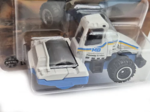 Road Roller - compactor de drum - 50/125 - în blister - Matchbox - 1:64