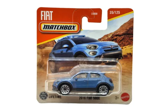 Fiat 500X (2016) - 35/125 - în blister - Matchbox - 1:64