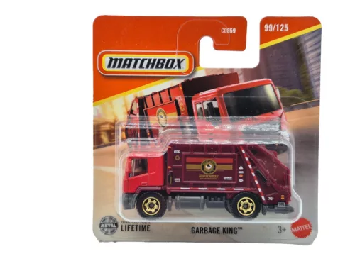 Garbage King camion de gunoi - 99/125 - în blister - Matchbox - 1:64