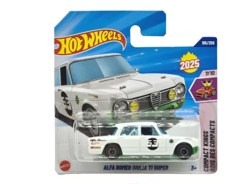 Hot Wheels Alfa Romeo Giulia TI Super - Compact Kings 7/10 - 195/250 - Hot Wheels - 1:64