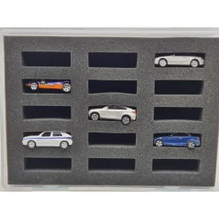   Matchbox / Hot Wheels cutie de depozitare cu burete, compartimentată – pentru mașinuțe 1:64