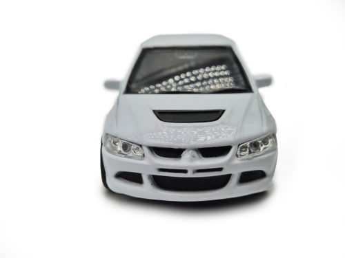 Mitsubishi Lancer Evolution VIII - alb - Welly - 1:34 