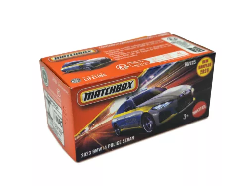 BMW i4 Police sedan (2023) - Matchbox - 1:64