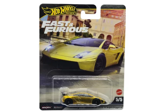 Hot Wheels Premium Fast and Furious - Halálos iramban 5/5 - Lamborghini Gallardo LP 570-4 Superleggera - Hot Wheels - 1:64