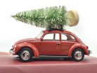 Volkswagen VW Beetle (Broscuță) – cu brad – ediție de Crăciun în cutie decorativă – Norev – 1:43