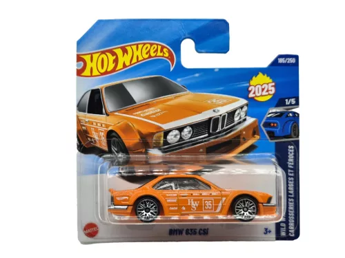 Hot Wheels BMW 635 CSi - Wild Widebody 1/5 - 185/250 - portocaliu - Hot Wheels - 1:64