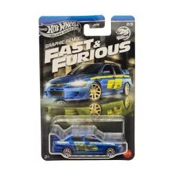   Hot Wheels Graphic Remix - Fast and Furious - 2 Fast 2 Furious 2/5 - Mitsubishi Lancer Evolution VII - Hot Wheels - 1:64