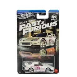   Hot Wheels Graphic Remix - Fast and Furious - 2 Fast 2 Furious 1/5 - Honda S2000 - Hot Wheels - 1:64