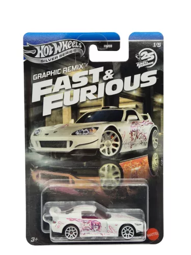 Hot Wheels Graphic Remix - Fast and Furious - 2 Fast 2 Furious 1/5 - Honda S2000 - Hot Wheels - 1:64