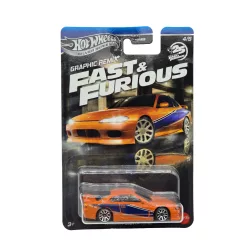   Hot Wheels Graphic Remix - Fast and Furious - Furios și Iute 4/5 - Nissan Silvia (S15) - Hot Wheels - mașinuță 1:64 