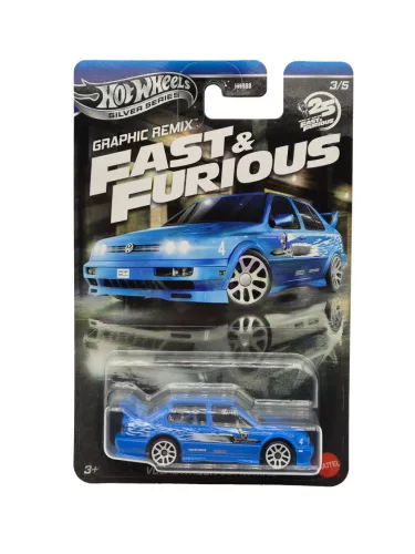 Hot Wheels Graphic Remix - Fast and Furious - 2 Fast 2 Furious 3/5 - VW Volkswagen Jetta MK3 - Hot Wheels - 1:64