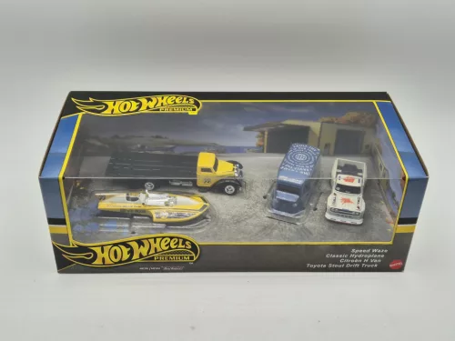 Hot Wheels Premium – set dioramă de 4 piese – Speed Waze – Hot Wheels – 1:64